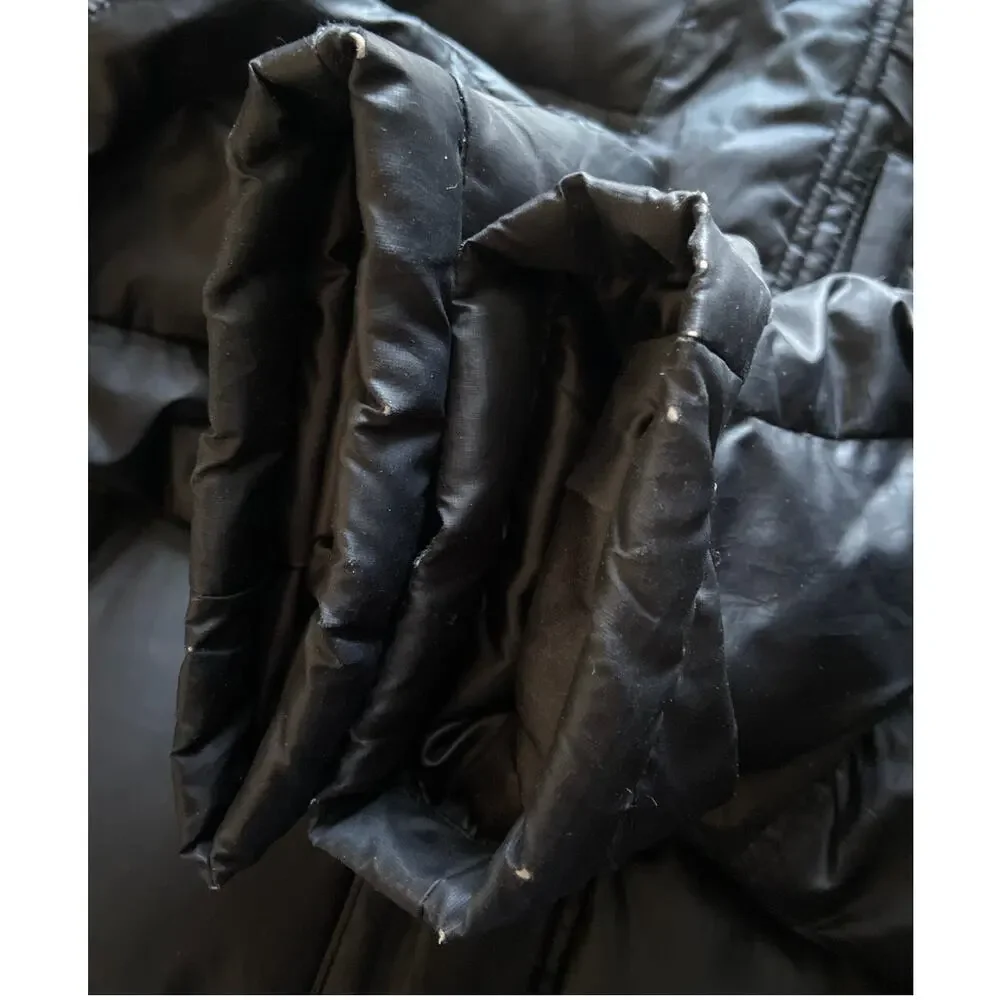 T Tech By Tumi‎ Feather Down Puffer Jacket Coat Zip Up Outdoor Black Mens Medium